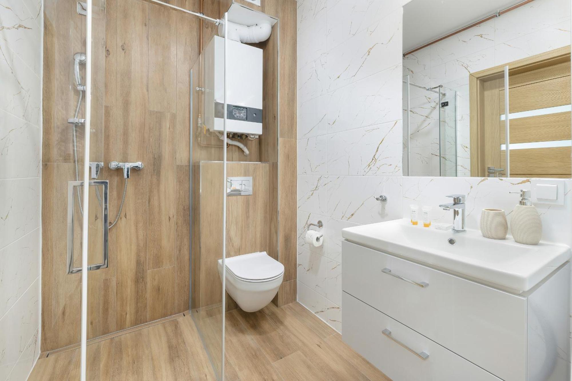 Nadmorski Apartament Z Parkingiem W Ustroniu Morskim By Noclegi Renters أوسترونيه مورسكية المظهر الخارجي الصورة